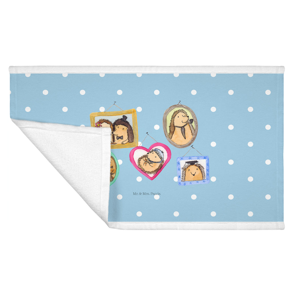 50 x 100 Handtuch Igel Familie Handtuch, Badehandtuch, Badezimmer, Handtücher, groß, Kinder, Baby, Familie, Vatertag, Muttertag, Bruder, Schwester, Mama, Papa, Oma, Opa, Liebe, Igel, Bilder, Zusammenhalt, Glück