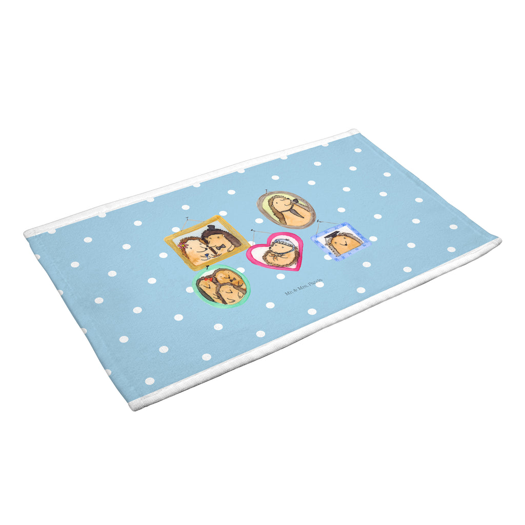 50 x 100 Handtuch Igel Familie Handtuch, Badehandtuch, Badezimmer, Handtücher, groß, Kinder, Baby, Familie, Vatertag, Muttertag, Bruder, Schwester, Mama, Papa, Oma, Opa, Liebe, Igel, Bilder, Zusammenhalt, Glück