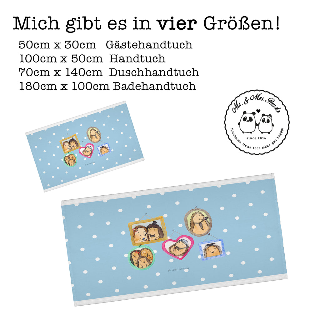 50 x 100 Handtuch Igel Familie Handtuch, Badehandtuch, Badezimmer, Handtücher, groß, Kinder, Baby, Familie, Vatertag, Muttertag, Bruder, Schwester, Mama, Papa, Oma, Opa, Liebe, Igel, Bilder, Zusammenhalt, Glück