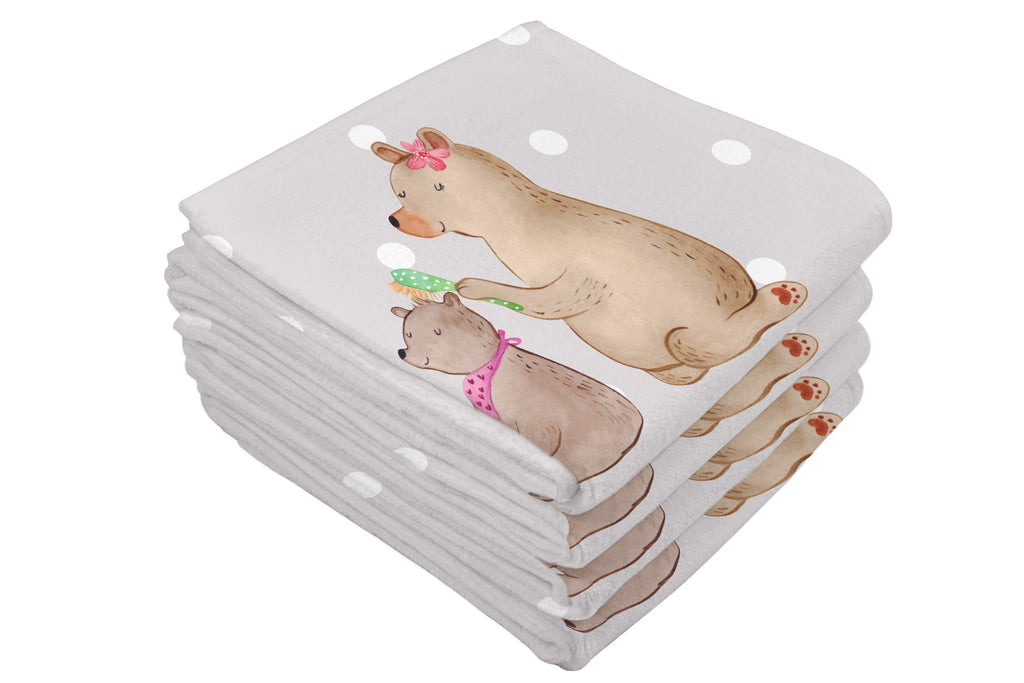 50 x 100 Handtuch Bär mit Kind Handtuch, Badehandtuch, Badezimmer, Handtücher, groß, Kinder, Baby, Familie, Vatertag, Muttertag, Bruder, Schwester, Mama, Papa, Oma, Opa, Geschenk, Mutti, Mutter