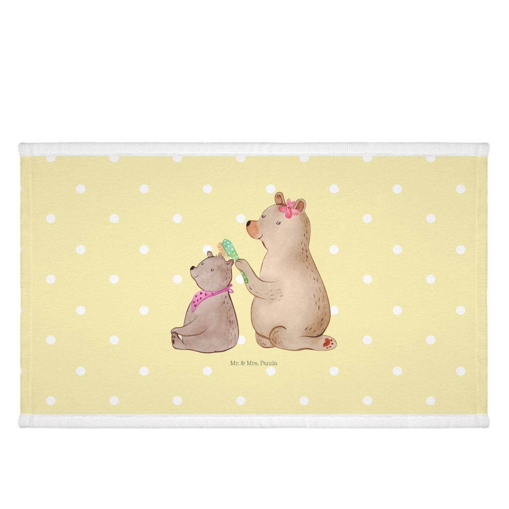 50 x 100 Handtuch Bär mit Kind Handtuch, Badehandtuch, Badezimmer, Handtücher, groß, Kinder, Baby, Familie, Vatertag, Muttertag, Bruder, Schwester, Mama, Papa, Oma, Opa, Geschenk, Mutti, Mutter