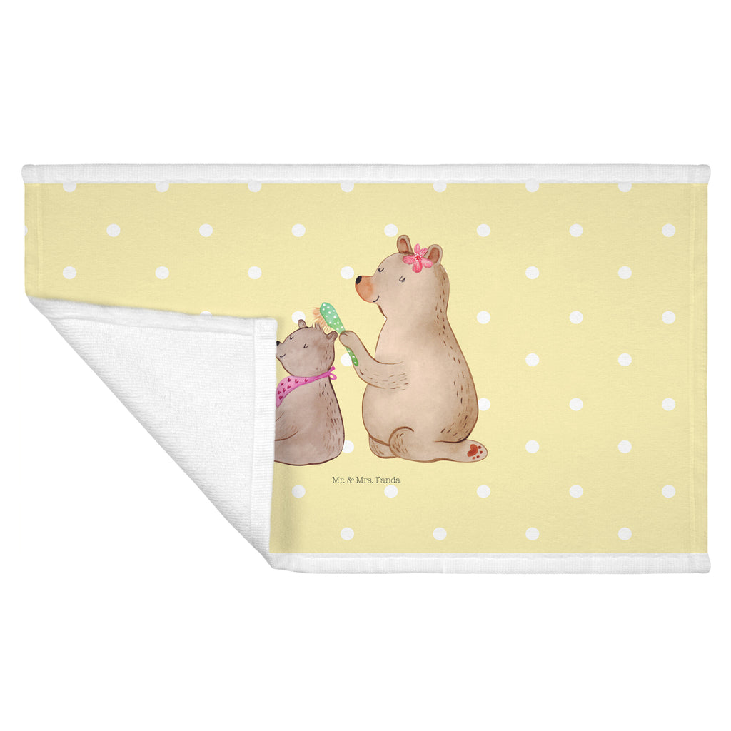 50 x 100 Handtuch Bär mit Kind Handtuch, Badehandtuch, Badezimmer, Handtücher, groß, Kinder, Baby, Familie, Vatertag, Muttertag, Bruder, Schwester, Mama, Papa, Oma, Opa, Geschenk, Mutti, Mutter
