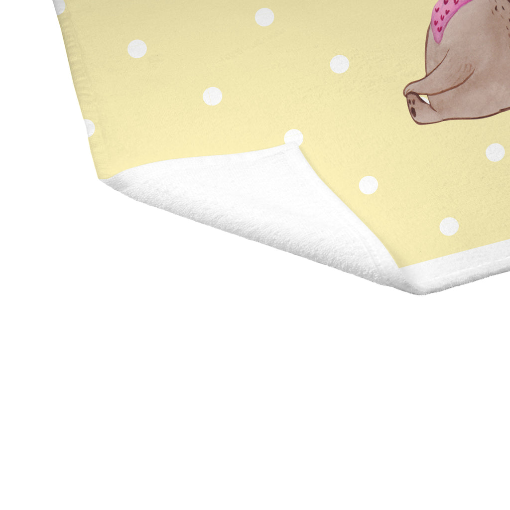 50 x 100 Handtuch Bär mit Kind Handtuch, Badehandtuch, Badezimmer, Handtücher, groß, Kinder, Baby, Familie, Vatertag, Muttertag, Bruder, Schwester, Mama, Papa, Oma, Opa, Geschenk, Mutti, Mutter