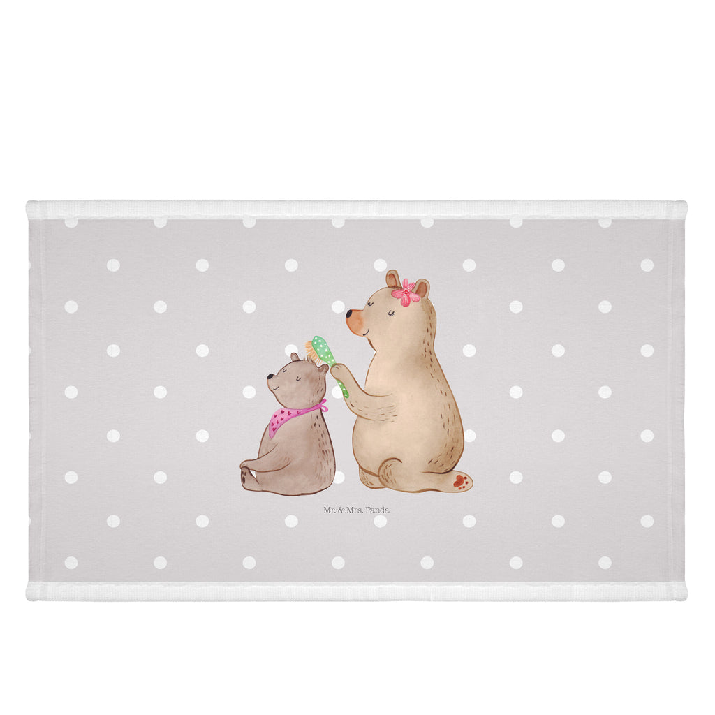 50 x 100 Handtuch Bär mit Kind Handtuch, Badehandtuch, Badezimmer, Handtücher, groß, Kinder, Baby, Familie, Vatertag, Muttertag, Bruder, Schwester, Mama, Papa, Oma, Opa, Geschenk, Mutti, Mutter