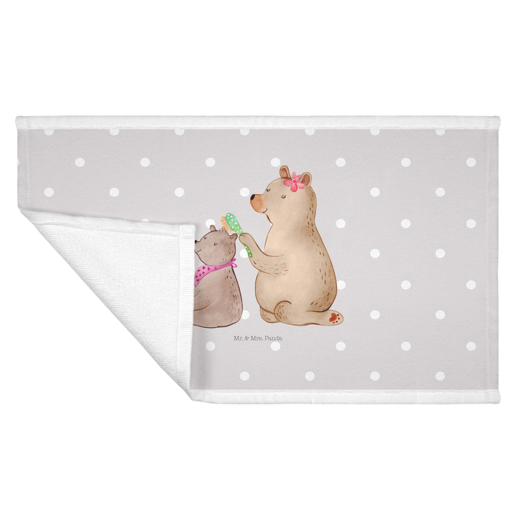 50 x 100 Handtuch Bär mit Kind Handtuch, Badehandtuch, Badezimmer, Handtücher, groß, Kinder, Baby, Familie, Vatertag, Muttertag, Bruder, Schwester, Mama, Papa, Oma, Opa, Geschenk, Mutti, Mutter