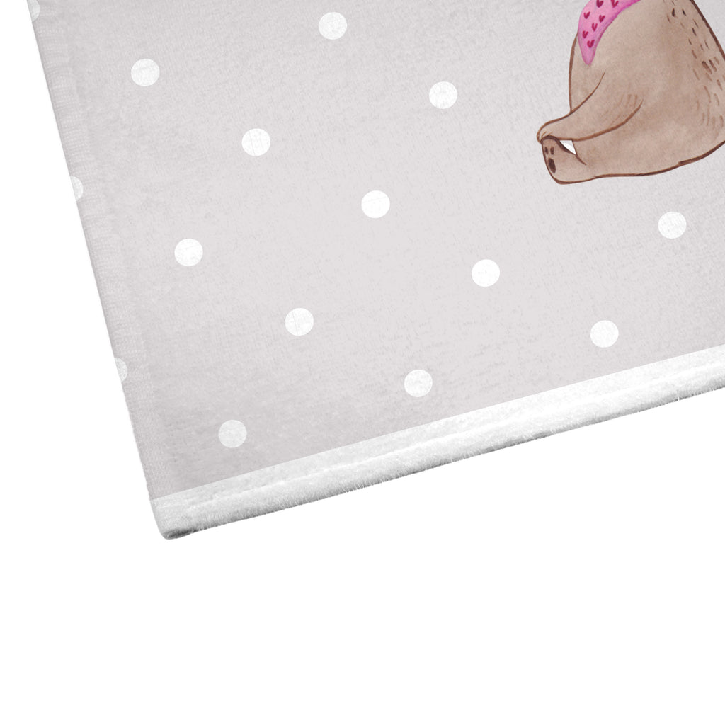 50 x 100 Handtuch Bär mit Kind Handtuch, Badehandtuch, Badezimmer, Handtücher, groß, Kinder, Baby, Familie, Vatertag, Muttertag, Bruder, Schwester, Mama, Papa, Oma, Opa, Geschenk, Mutti, Mutter