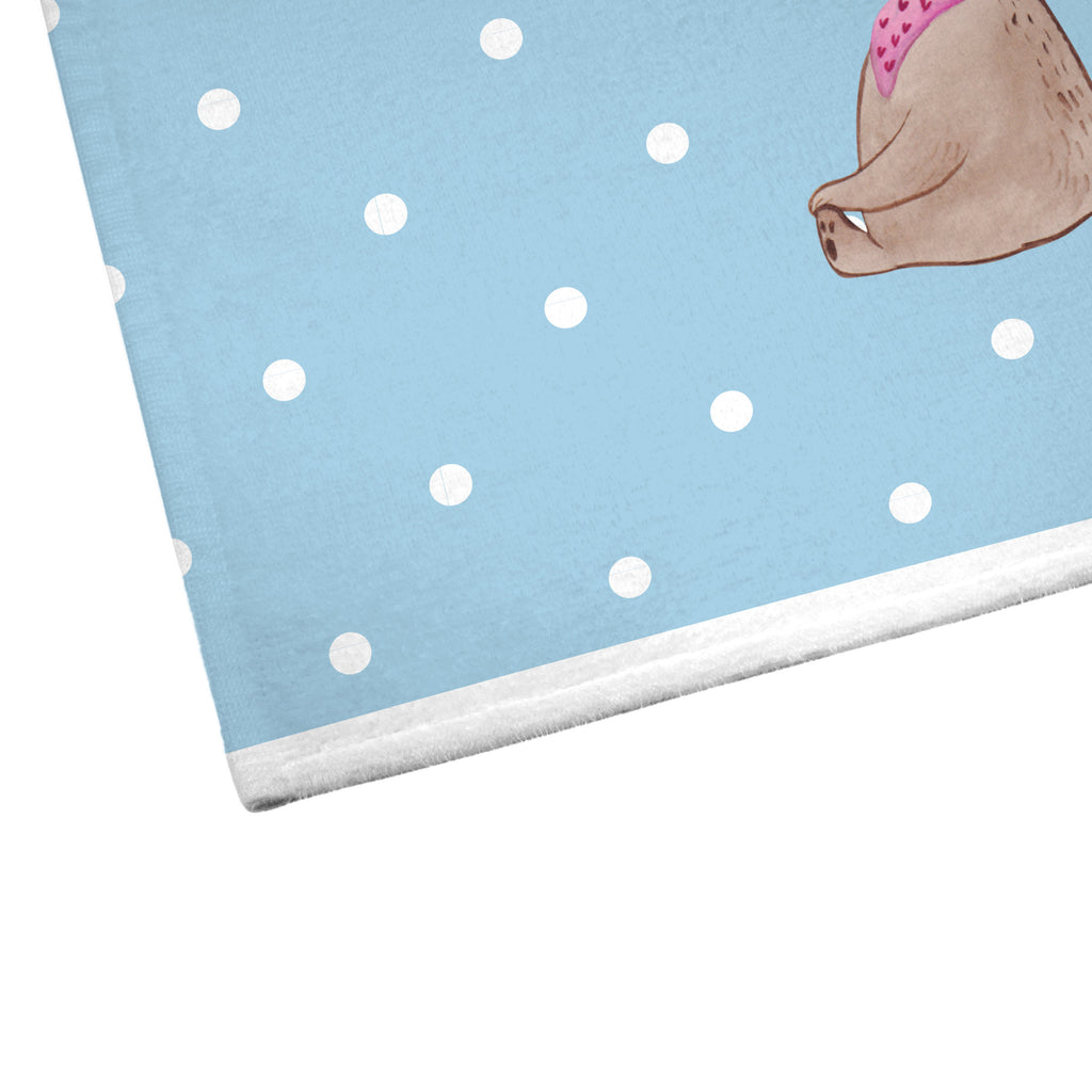 50 x 100 Handtuch Bär mit Kind Handtuch, Badehandtuch, Badezimmer, Handtücher, groß, Kinder, Baby, Familie, Vatertag, Muttertag, Bruder, Schwester, Mama, Papa, Oma, Opa, Geschenk, Mutti, Mutter