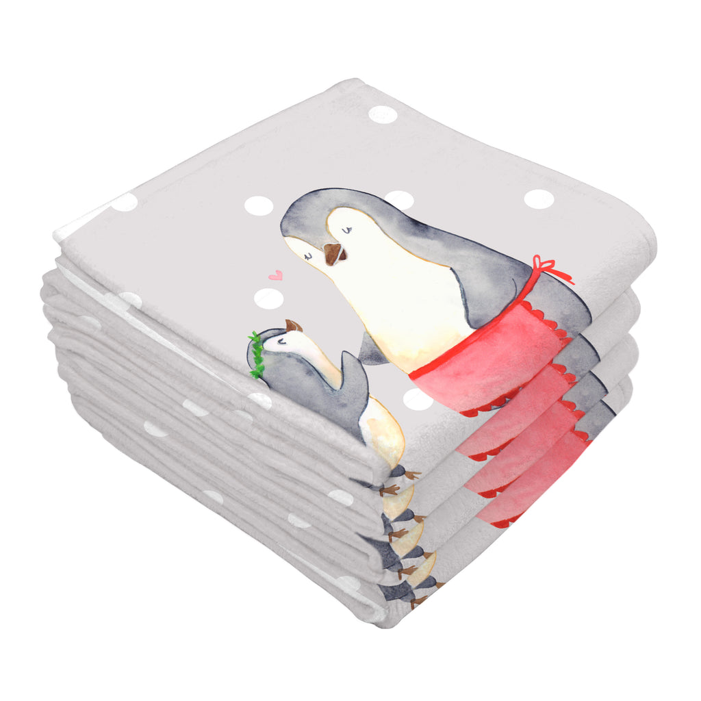 50 x 100 Handtuch Pinguin mit Kind Handtuch, Badehandtuch, Badezimmer, Handtücher, groß, Kinder, Baby, Familie, Vatertag, Muttertag, Bruder, Schwester, Mama, Papa, Oma, Opa, Geschenk, Mami, Mutti, Mutter, Geburststag