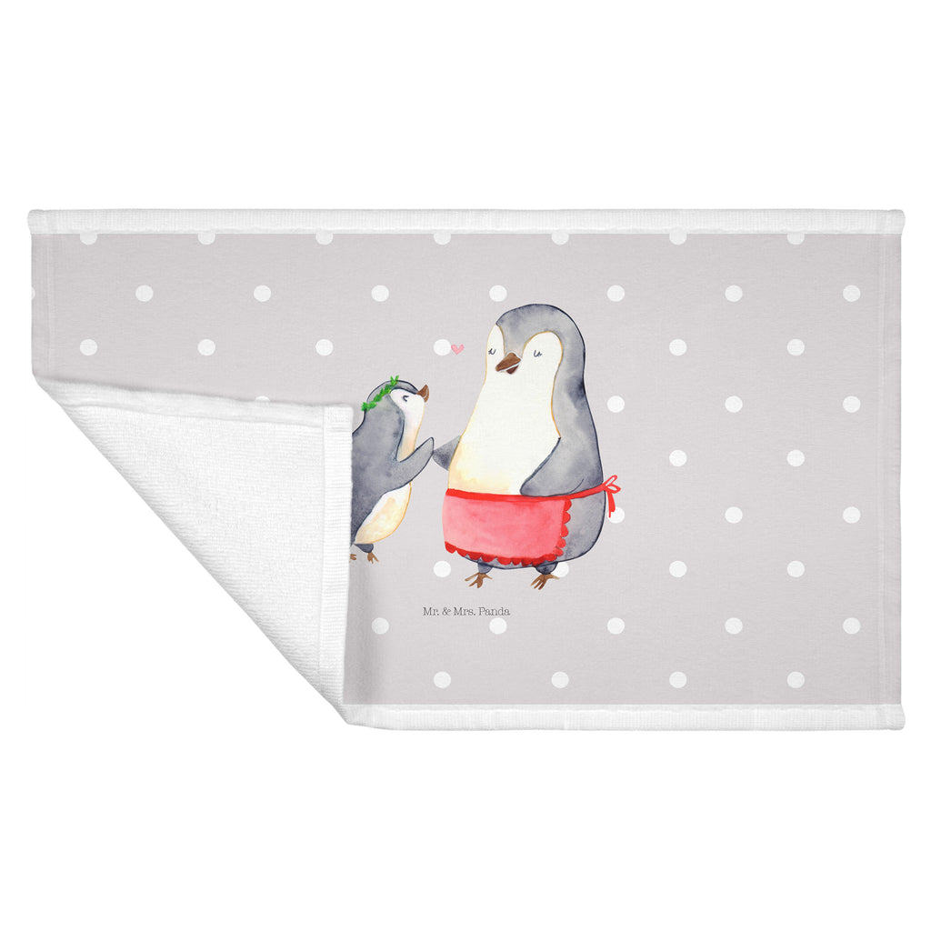 50 x 100 Handtuch Pinguin mit Kind Handtuch, Badehandtuch, Badezimmer, Handtücher, groß, Kinder, Baby, Familie, Vatertag, Muttertag, Bruder, Schwester, Mama, Papa, Oma, Opa, Geschenk, Mami, Mutti, Mutter, Geburststag