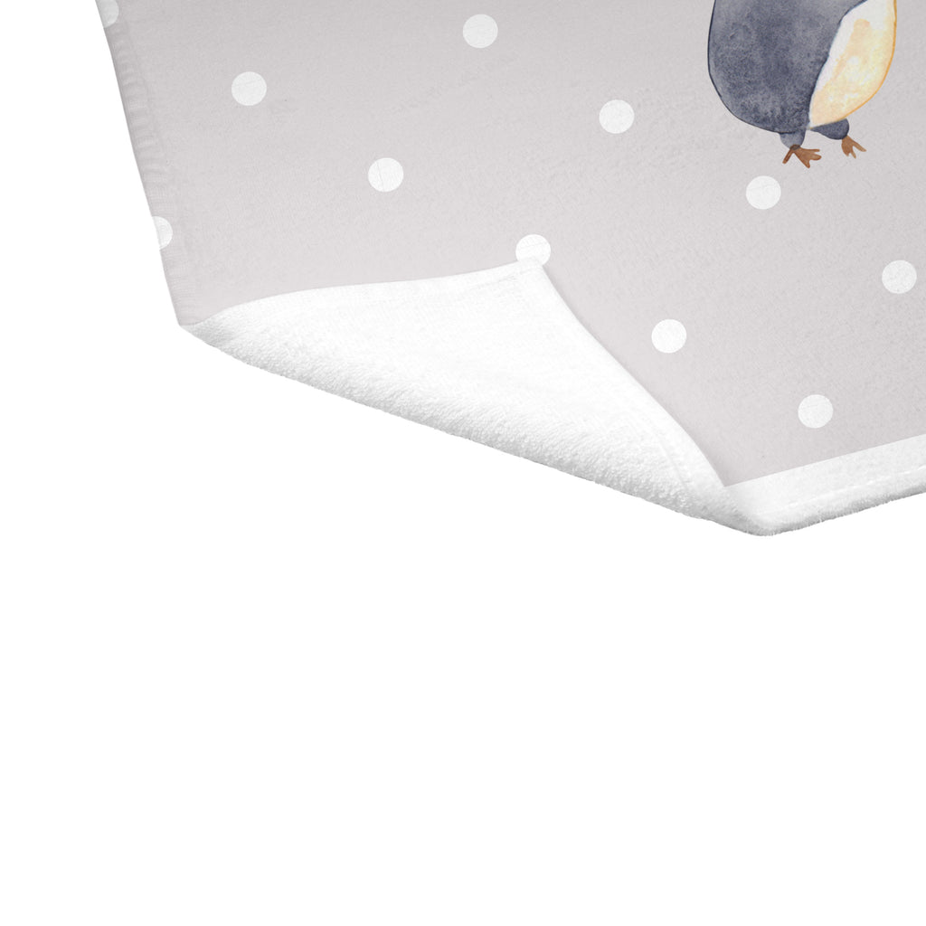 50 x 100 Handtuch Pinguin mit Kind Handtuch, Badehandtuch, Badezimmer, Handtücher, groß, Kinder, Baby, Familie, Vatertag, Muttertag, Bruder, Schwester, Mama, Papa, Oma, Opa, Geschenk, Mami, Mutti, Mutter, Geburststag