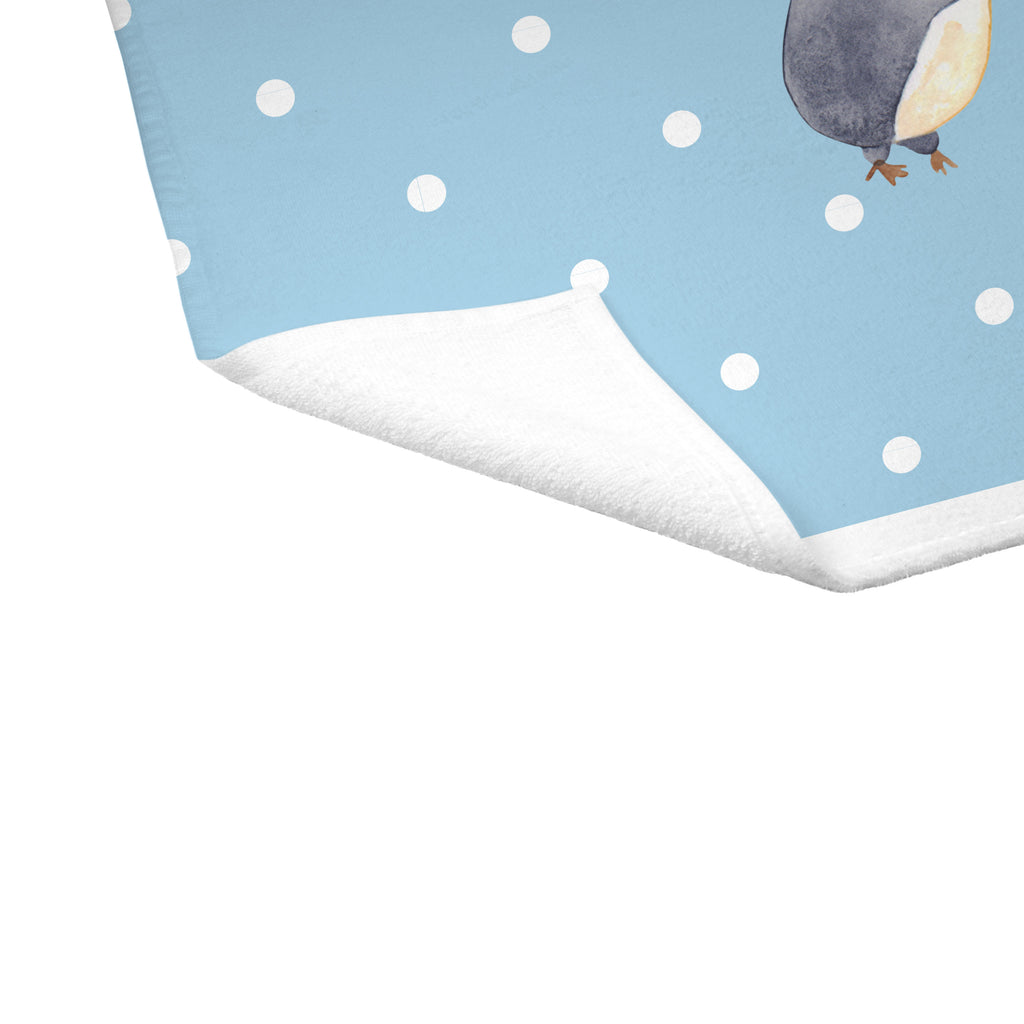 50 x 100 Handtuch Pinguin mit Kind Handtuch, Badehandtuch, Badezimmer, Handtücher, groß, Kinder, Baby, Familie, Vatertag, Muttertag, Bruder, Schwester, Mama, Papa, Oma, Opa, Geschenk, Mami, Mutti, Mutter, Geburststag