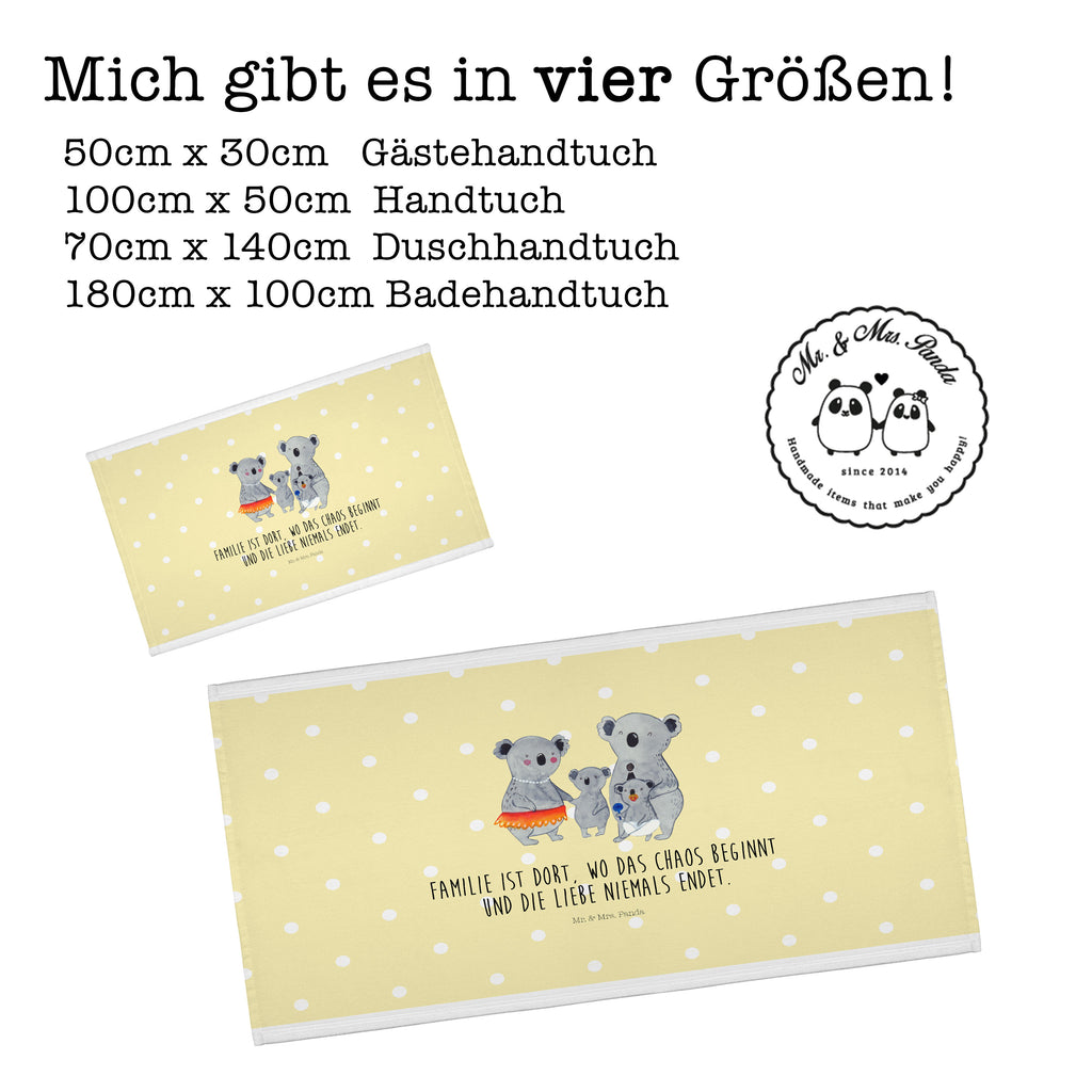 50 x 100 Handtuch Koala Familie Handtuch, Badehandtuch, Badezimmer, Handtücher, groß, Kinder, Baby, Familie, Vatertag, Muttertag, Bruder, Schwester, Mama, Papa, Oma, Opa, Koala, Koalas, Family, Geschwister, Familienleben