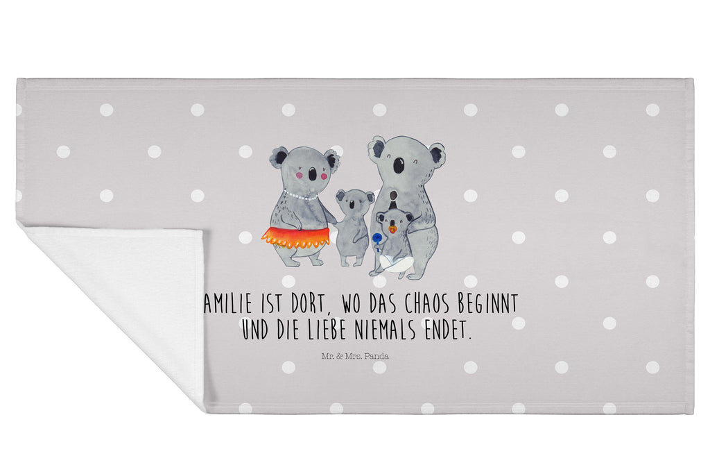 50 x 100 Handtuch Koala Familie Handtuch, Badehandtuch, Badezimmer, Handtücher, groß, Kinder, Baby, Familie, Vatertag, Muttertag, Bruder, Schwester, Mama, Papa, Oma, Opa, Koala, Koalas, Family, Geschwister, Familienleben