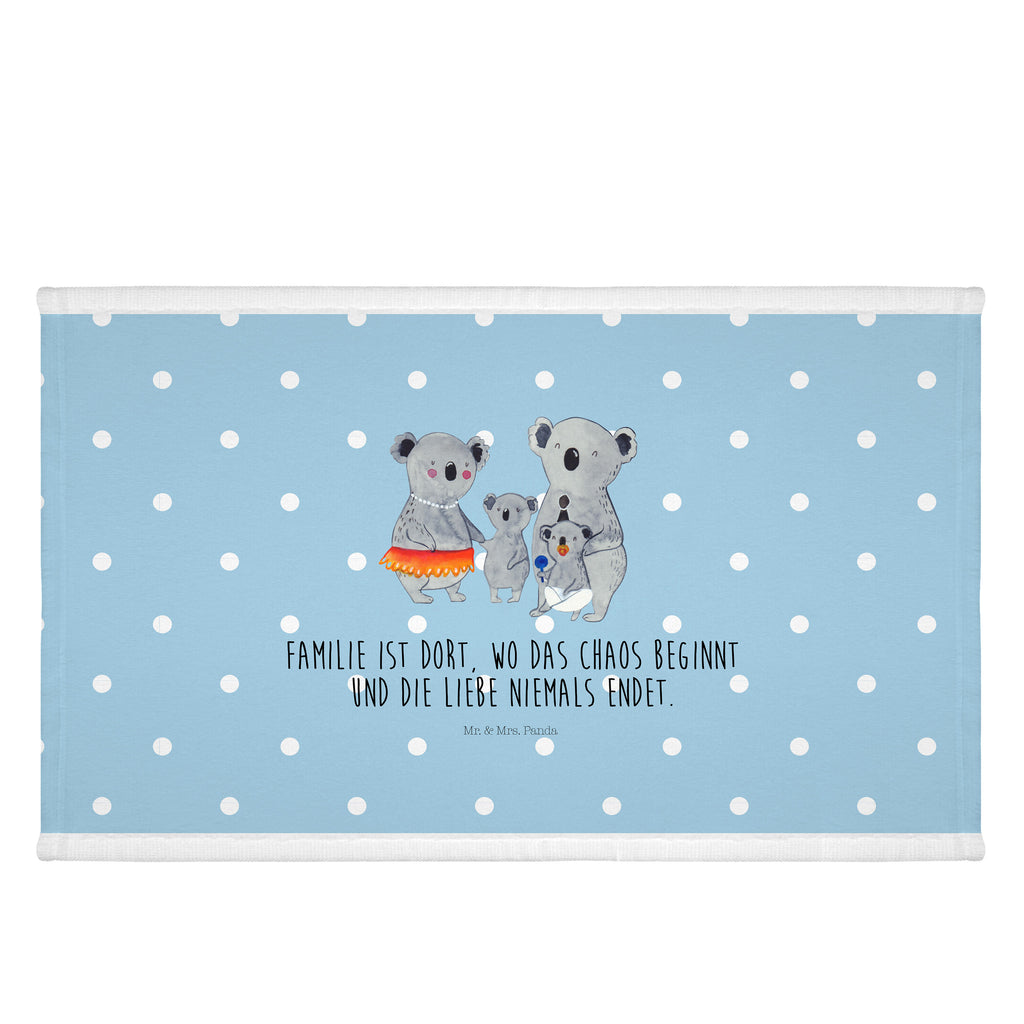 50 x 100 Handtuch Koala Familie Handtuch, Badehandtuch, Badezimmer, Handtücher, groß, Kinder, Baby, Familie, Vatertag, Muttertag, Bruder, Schwester, Mama, Papa, Oma, Opa, Koala, Koalas, Family, Geschwister, Familienleben