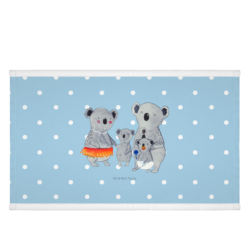 50 x 100 Handtuch Koala Familie Handtuch, Badehandtuch, Badezimmer, Handtücher, groß, Kinder, Baby, Familie, Vatertag, Muttertag, Bruder, Schwester, Mama, Papa, Oma, Opa, Koala, Koalas, Family, Geschwister, Familienleben