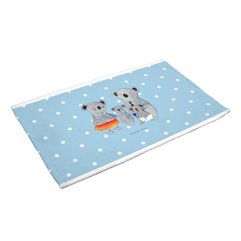 50 x 100 Handtuch Koala Familie Handtuch, Badehandtuch, Badezimmer, Handtücher, groß, Kinder, Baby, Familie, Vatertag, Muttertag, Bruder, Schwester, Mama, Papa, Oma, Opa, Koala, Koalas, Family, Geschwister, Familienleben