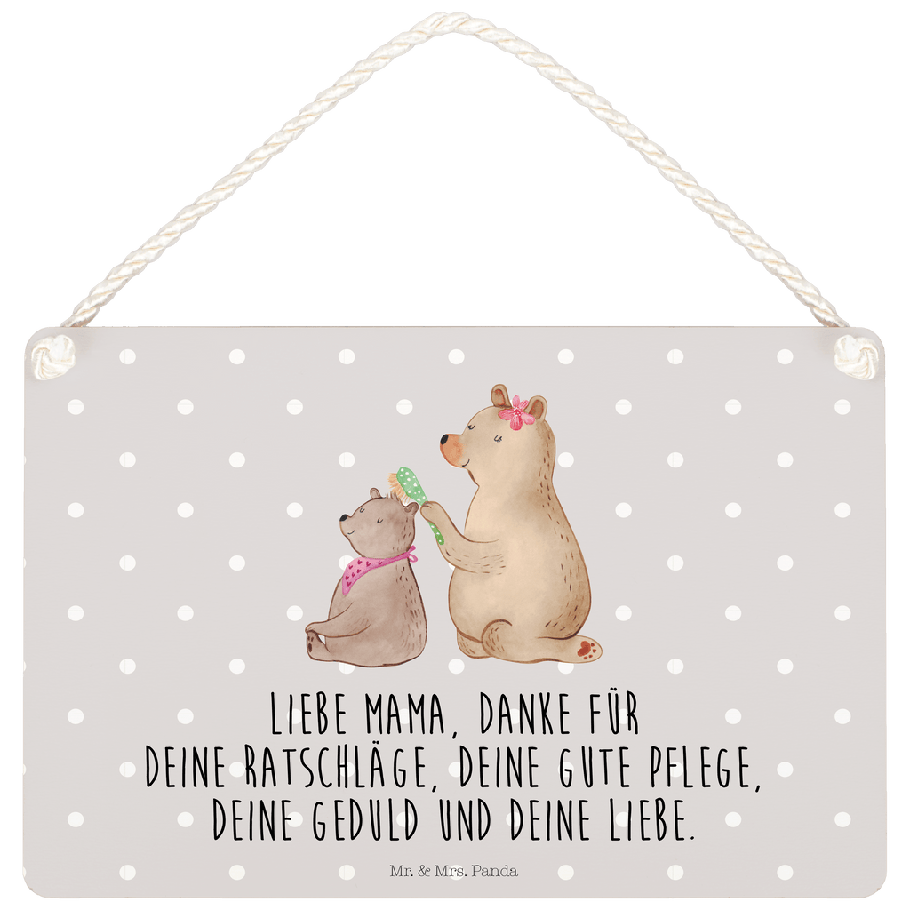 Deko Schild Bär mit Kind Dekoschild, Deko Schild, Schild, Tür Schild, Türschild, Holzschild, Wandschild, Wanddeko, Familie, Vatertag, Muttertag, Bruder, Schwester, Mama, Papa, Oma, Opa, Geschenk, Mutti, Mutter