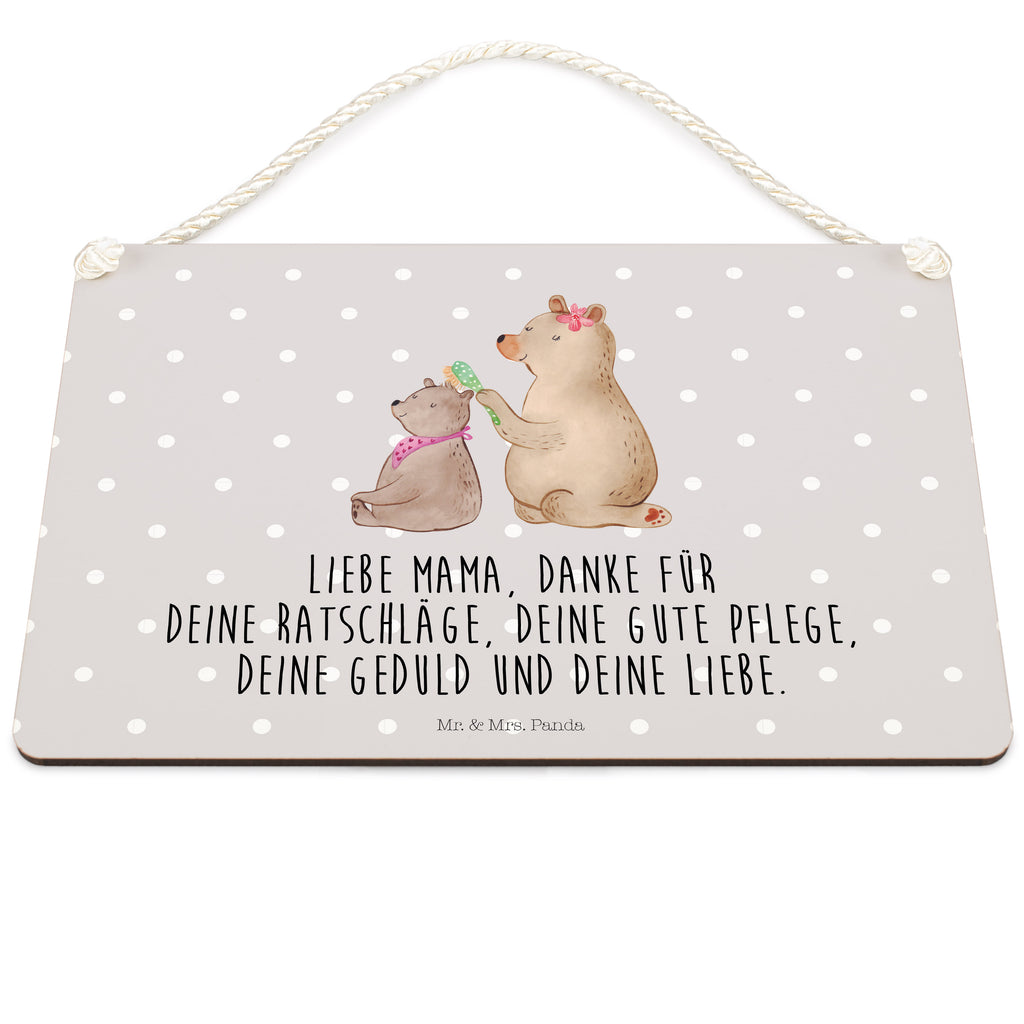 Deko Schild Bär mit Kind Dekoschild, Deko Schild, Schild, Tür Schild, Türschild, Holzschild, Wandschild, Wanddeko, Familie, Vatertag, Muttertag, Bruder, Schwester, Mama, Papa, Oma, Opa, Geschenk, Mutti, Mutter