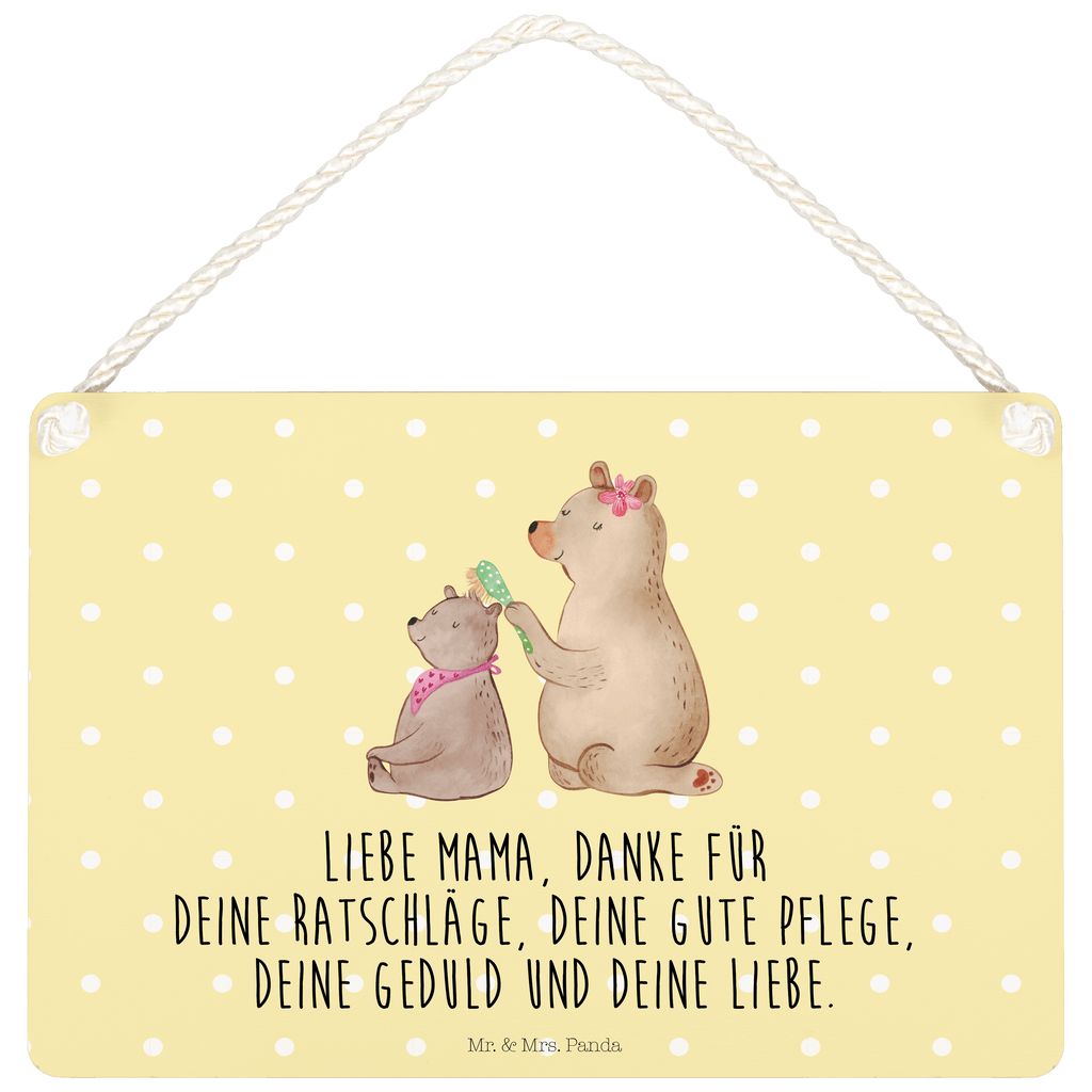 Deko Schild Bär mit Kind Dekoschild, Deko Schild, Schild, Tür Schild, Türschild, Holzschild, Wandschild, Wanddeko, Familie, Vatertag, Muttertag, Bruder, Schwester, Mama, Papa, Oma, Opa, Geschenk, Mutti, Mutter