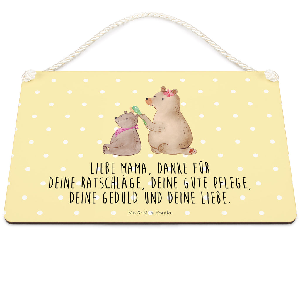Deko Schild Bär mit Kind Dekoschild, Deko Schild, Schild, Tür Schild, Türschild, Holzschild, Wandschild, Wanddeko, Familie, Vatertag, Muttertag, Bruder, Schwester, Mama, Papa, Oma, Opa, Geschenk, Mutti, Mutter