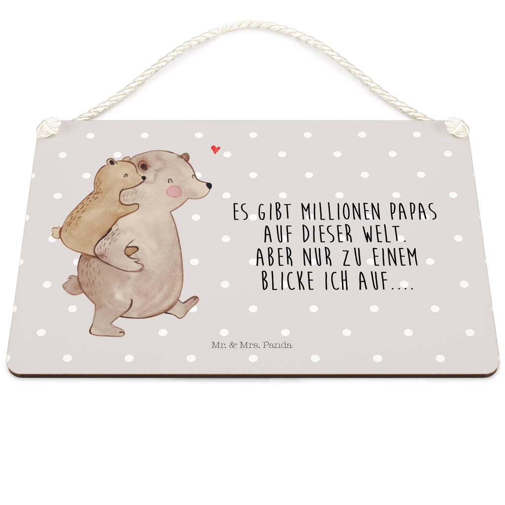 Deko Schild Papa Bär Dekoschild, Deko Schild, Schild, Tür Schild, Türschild, Holzschild, Wandschild, Wanddeko, Familie, Vatertag, Muttertag, Bruder, Schwester, Mama, Papa, Oma, Opa, Geschenk, Vater, Papi, Vati, Onkel, Geburtstag