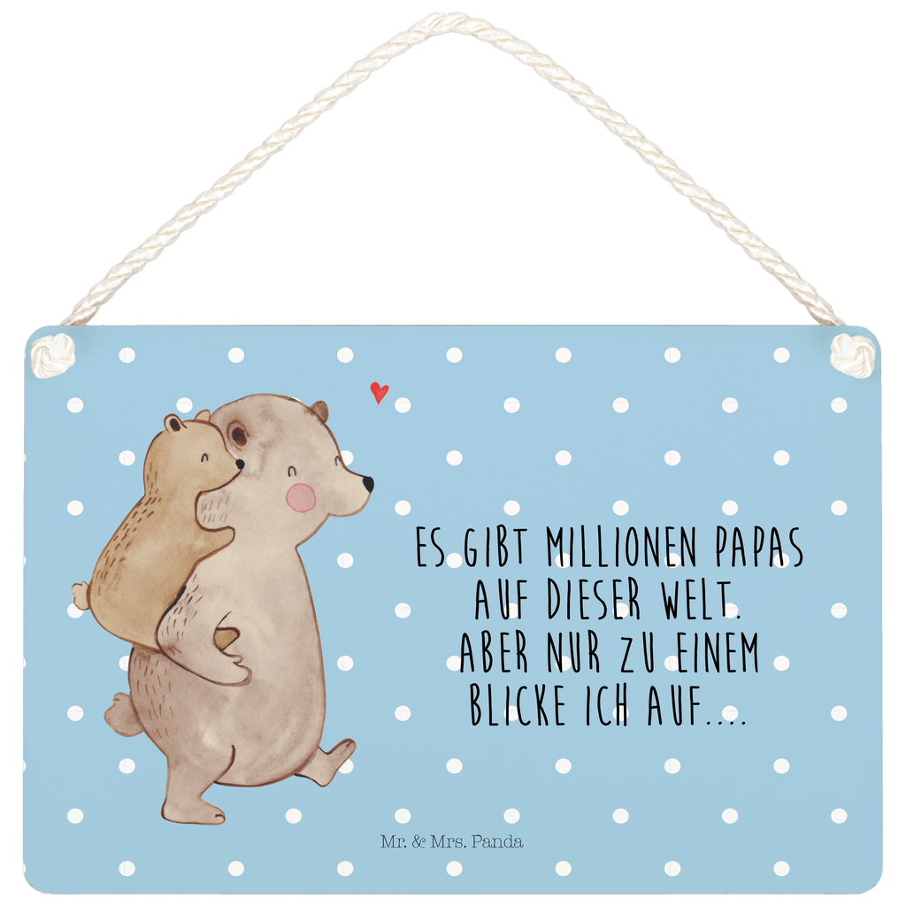 Deko Schild Papa Bär Dekoschild, Deko Schild, Schild, Tür Schild, Türschild, Holzschild, Wandschild, Wanddeko, Familie, Vatertag, Muttertag, Bruder, Schwester, Mama, Papa, Oma, Opa, Geschenk, Vater, Papi, Vati, Onkel, Geburtstag
