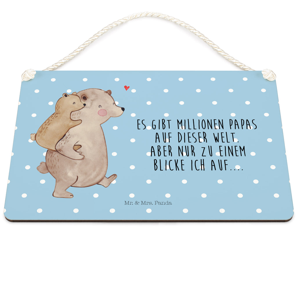Deko Schild Papa Bär Dekoschild, Deko Schild, Schild, Tür Schild, Türschild, Holzschild, Wandschild, Wanddeko, Familie, Vatertag, Muttertag, Bruder, Schwester, Mama, Papa, Oma, Opa, Geschenk, Vater, Papi, Vati, Onkel, Geburtstag