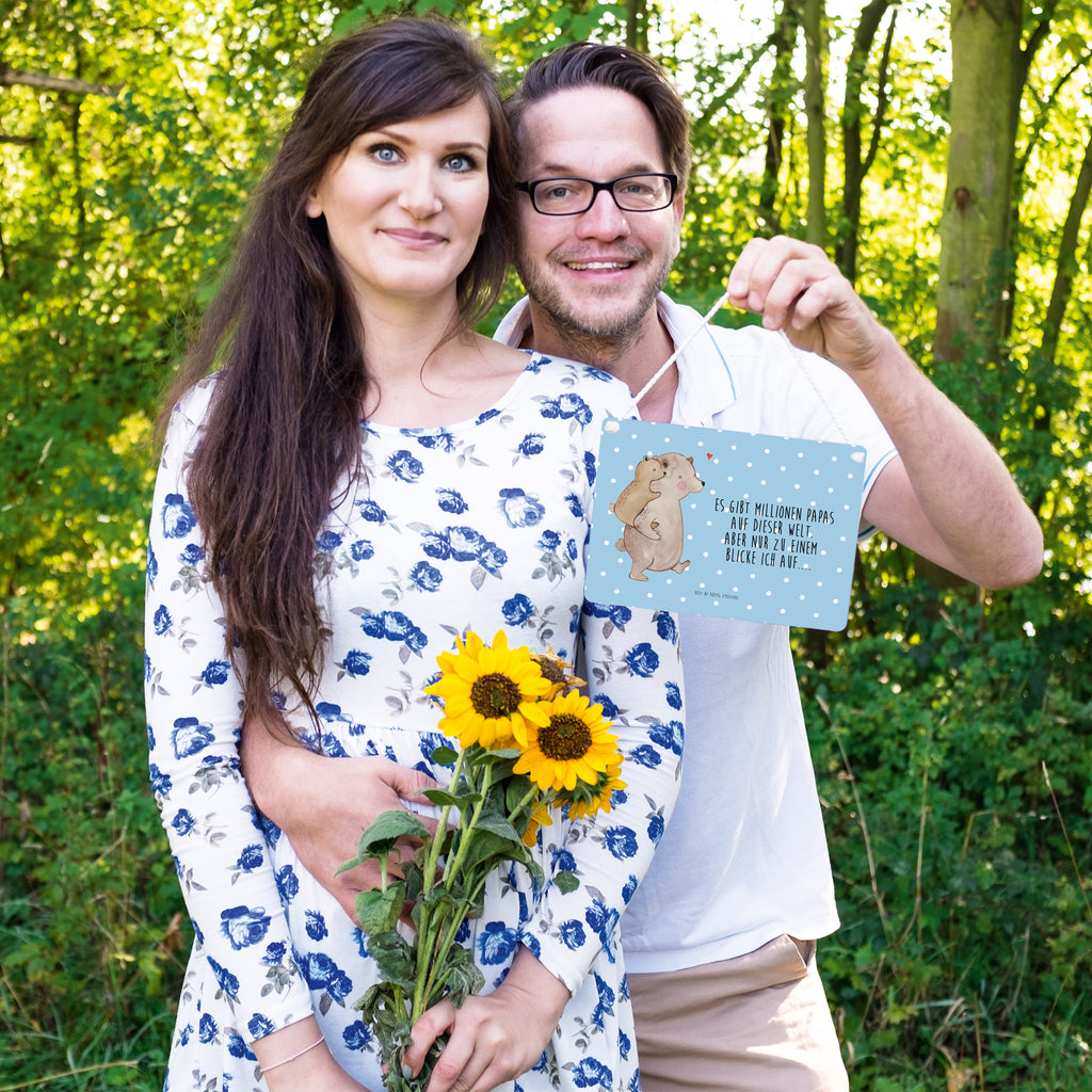 Deko Schild Papa Bär Dekoschild, Deko Schild, Schild, Tür Schild, Türschild, Holzschild, Wandschild, Wanddeko, Familie, Vatertag, Muttertag, Bruder, Schwester, Mama, Papa, Oma, Opa, Geschenk, Vater, Papi, Vati, Onkel, Geburtstag