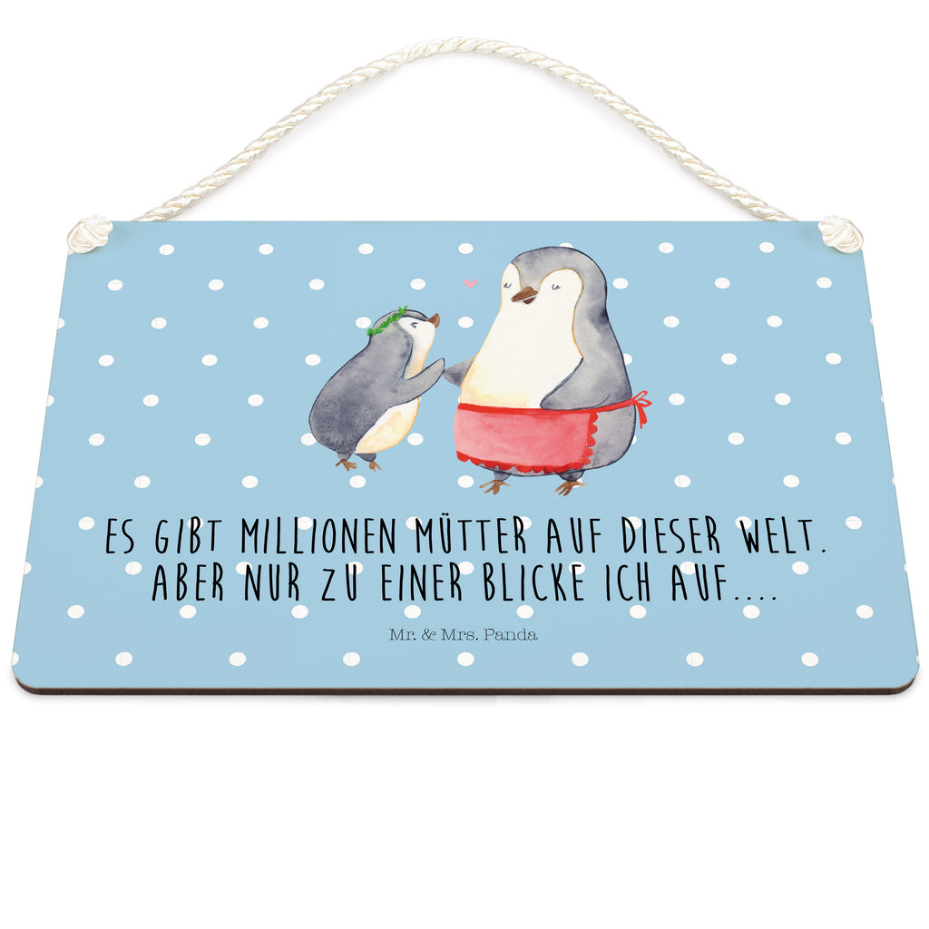 Deko Schild Pinguin mit Kind Dekoschild, Deko Schild, Schild, Tür Schild, Türschild, Holzschild, Wandschild, Wanddeko, Familie, Vatertag, Muttertag, Bruder, Schwester, Mama, Papa, Oma, Opa, Geschenk, Mami, Mutti, Mutter, Geburststag