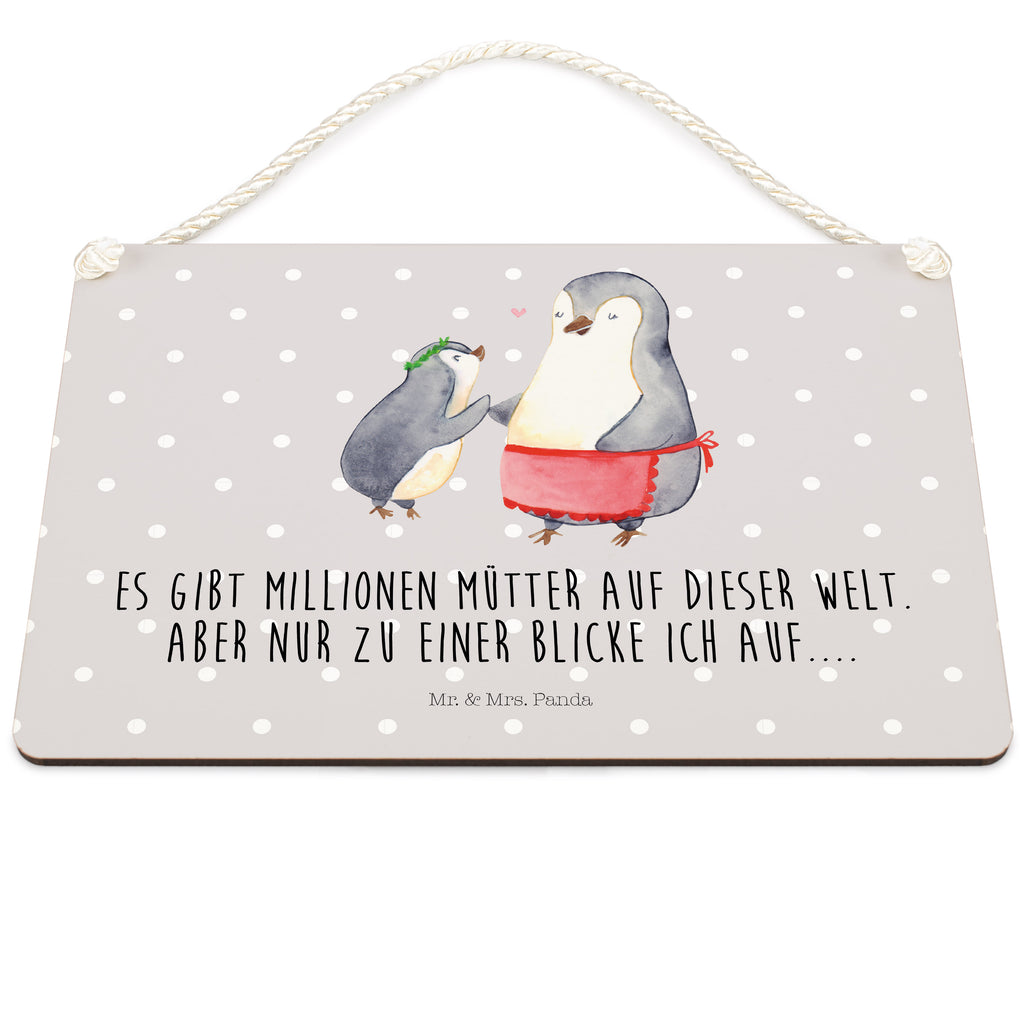 Deko Schild Pinguin mit Kind Dekoschild, Deko Schild, Schild, Tür Schild, Türschild, Holzschild, Wandschild, Wanddeko, Familie, Vatertag, Muttertag, Bruder, Schwester, Mama, Papa, Oma, Opa, Geschenk, Mami, Mutti, Mutter, Geburststag