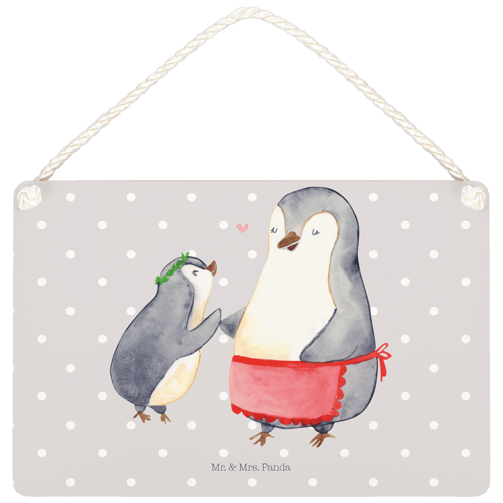 Deko Schild Pinguin mit Kind Dekoschild, Deko Schild, Schild, Tür Schild, Türschild, Holzschild, Wandschild, Wanddeko, Familie, Vatertag, Muttertag, Bruder, Schwester, Mama, Papa, Oma, Opa, Geschenk, Mami, Mutti, Mutter, Geburststag