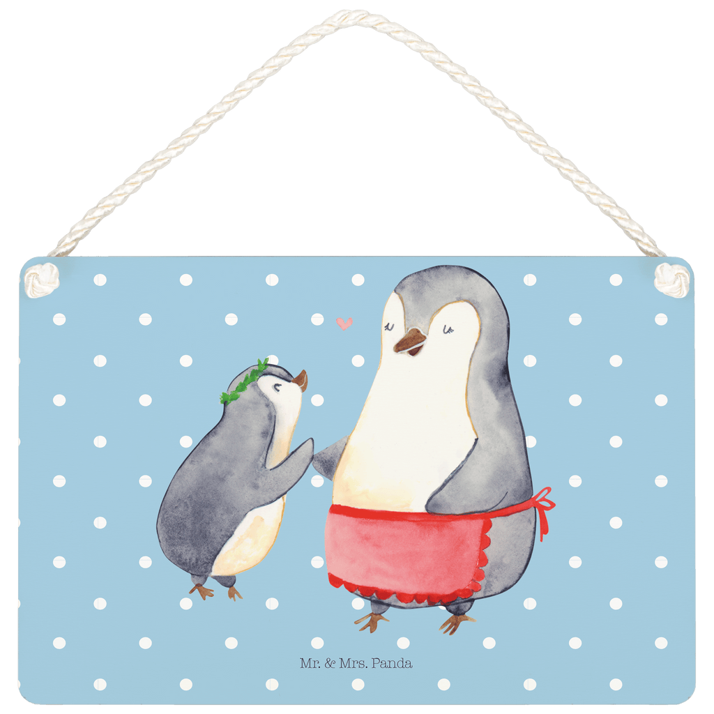 Deko Schild Pinguin mit Kind Dekoschild, Deko Schild, Schild, Tür Schild, Türschild, Holzschild, Wandschild, Wanddeko, Familie, Vatertag, Muttertag, Bruder, Schwester, Mama, Papa, Oma, Opa, Geschenk, Mami, Mutti, Mutter, Geburststag