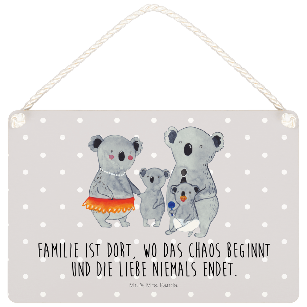 Deko Schild Koala Familie Dekoschild, Deko Schild, Schild, Tür Schild, Türschild, Holzschild, Wandschild, Wanddeko, Familie, Vatertag, Muttertag, Bruder, Schwester, Mama, Papa, Oma, Opa, Koala, Koalas, Family, Kinder, Geschwister, Familienleben