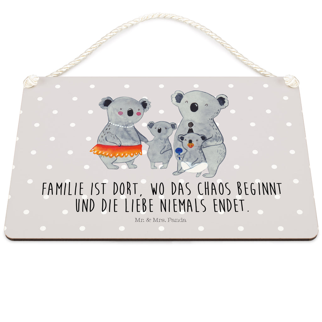 Deko Schild Koala Familie Dekoschild, Deko Schild, Schild, Tür Schild, Türschild, Holzschild, Wandschild, Wanddeko, Familie, Vatertag, Muttertag, Bruder, Schwester, Mama, Papa, Oma, Opa, Koala, Koalas, Family, Kinder, Geschwister, Familienleben
