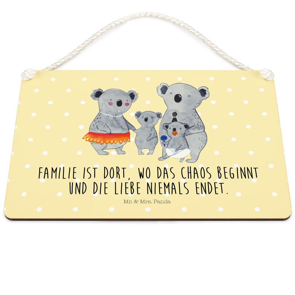 Deko Schild Koala Familie Dekoschild, Deko Schild, Schild, Tür Schild, Türschild, Holzschild, Wandschild, Wanddeko, Familie, Vatertag, Muttertag, Bruder, Schwester, Mama, Papa, Oma, Opa, Koala, Koalas, Family, Kinder, Geschwister, Familienleben