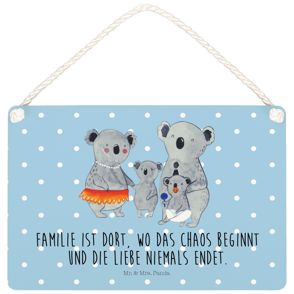 Deko Schild Koala Familie Dekoschild, Deko Schild, Schild, Tür Schild, Türschild, Holzschild, Wandschild, Wanddeko, Familie, Vatertag, Muttertag, Bruder, Schwester, Mama, Papa, Oma, Opa, Koala, Koalas, Family, Kinder, Geschwister, Familienleben
