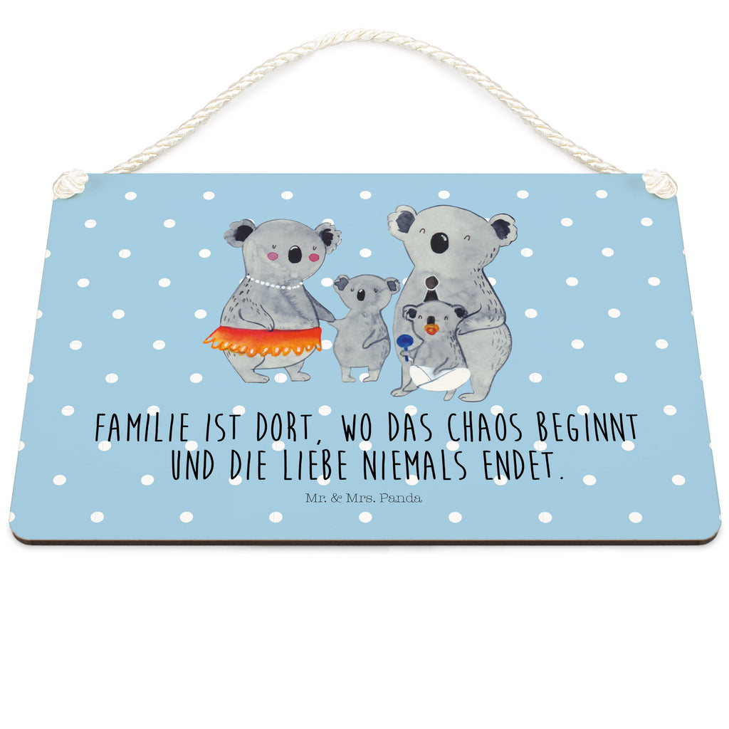 Deko Schild Koala Familie Dekoschild, Deko Schild, Schild, Tür Schild, Türschild, Holzschild, Wandschild, Wanddeko, Familie, Vatertag, Muttertag, Bruder, Schwester, Mama, Papa, Oma, Opa, Koala, Koalas, Family, Kinder, Geschwister, Familienleben