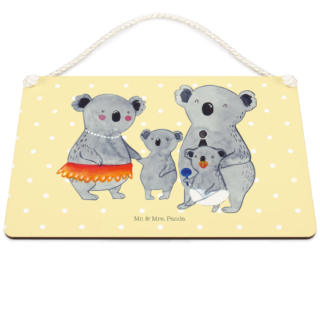 Deko Schild Koala Familie Dekoschild, Deko Schild, Schild, Tür Schild, Türschild, Holzschild, Wandschild, Wanddeko, Familie, Vatertag, Muttertag, Bruder, Schwester, Mama, Papa, Oma, Opa, Koala, Koalas, Family, Kinder, Geschwister, Familienleben