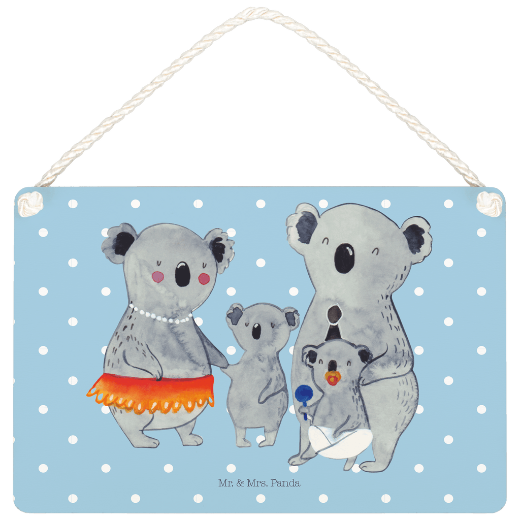 Deko Schild Koala Familie Dekoschild, Deko Schild, Schild, Tür Schild, Türschild, Holzschild, Wandschild, Wanddeko, Familie, Vatertag, Muttertag, Bruder, Schwester, Mama, Papa, Oma, Opa, Koala, Koalas, Family, Kinder, Geschwister, Familienleben