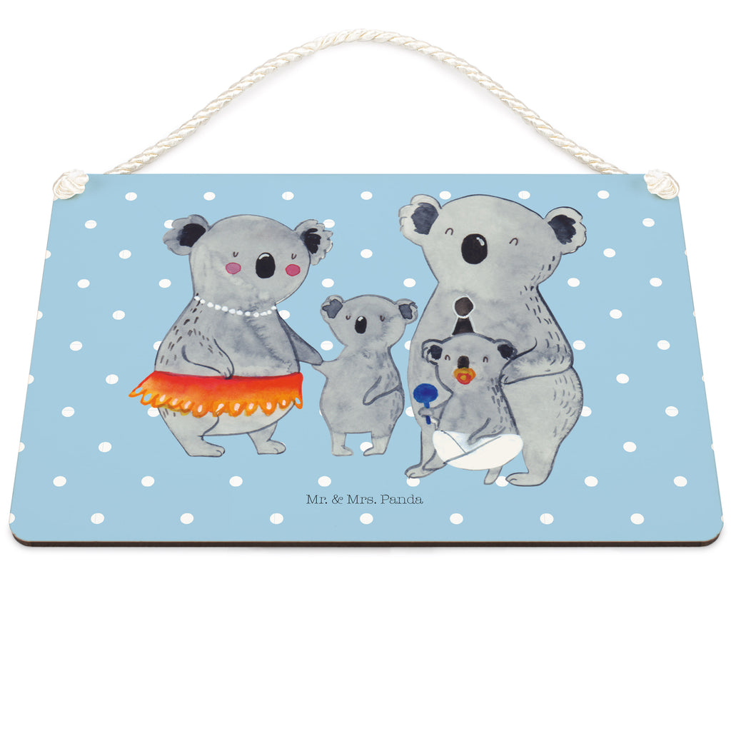 Deko Schild Koala Familie Dekoschild, Deko Schild, Schild, Tür Schild, Türschild, Holzschild, Wandschild, Wanddeko, Familie, Vatertag, Muttertag, Bruder, Schwester, Mama, Papa, Oma, Opa, Koala, Koalas, Family, Kinder, Geschwister, Familienleben
