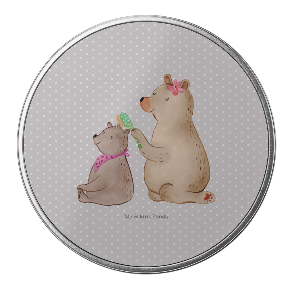 Blechdose rund Bär mit Kind Metalldose, Keksdose, Dose, Vorratsdose, Geschenkbox, Familie, Vatertag, Muttertag, Bruder, Schwester, Mama, Papa, Oma, Opa, Geschenk, Mutti, Mutter