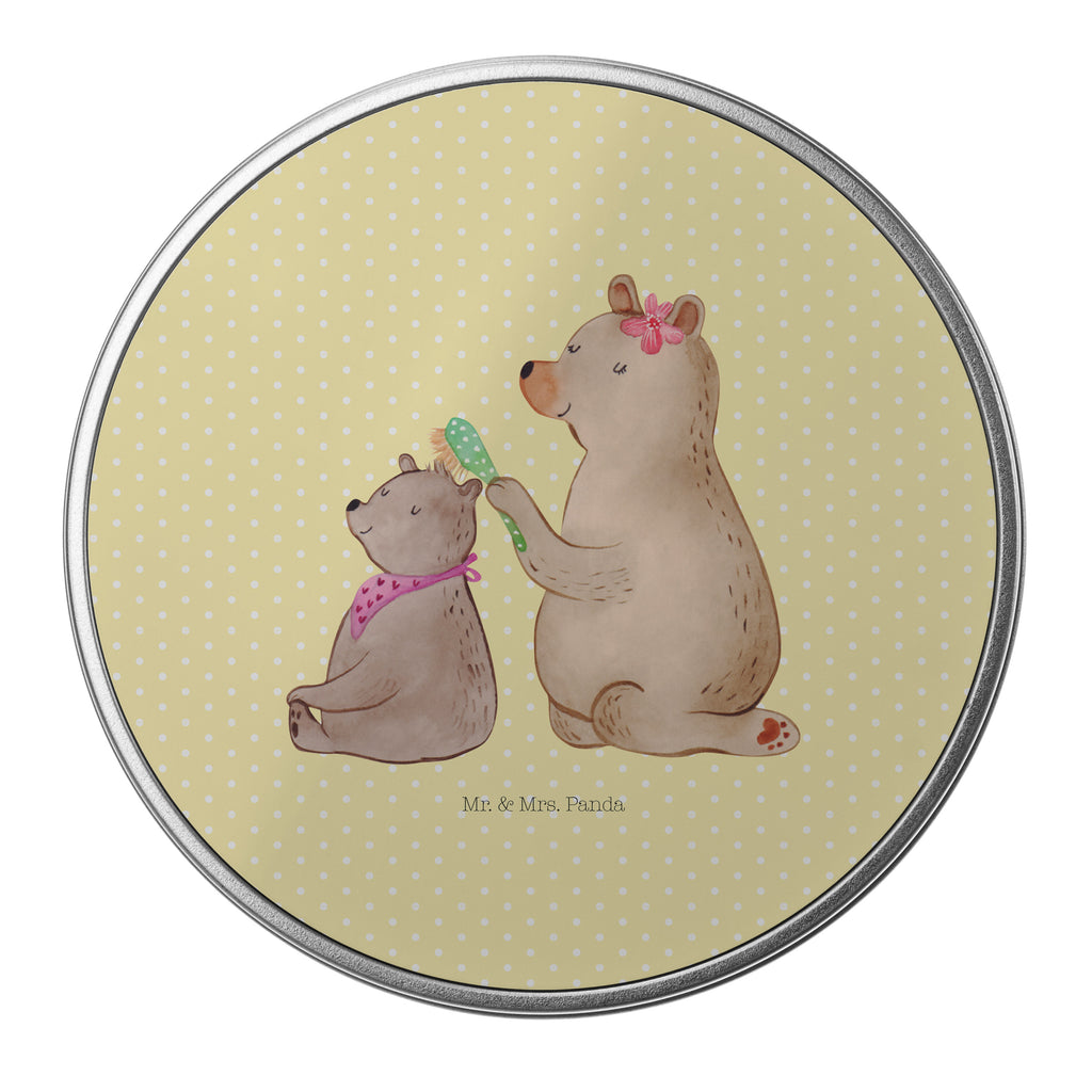 Blechdose rund Bär mit Kind Metalldose, Keksdose, Dose, Vorratsdose, Geschenkbox, Familie, Vatertag, Muttertag, Bruder, Schwester, Mama, Papa, Oma, Opa, Geschenk, Mutti, Mutter