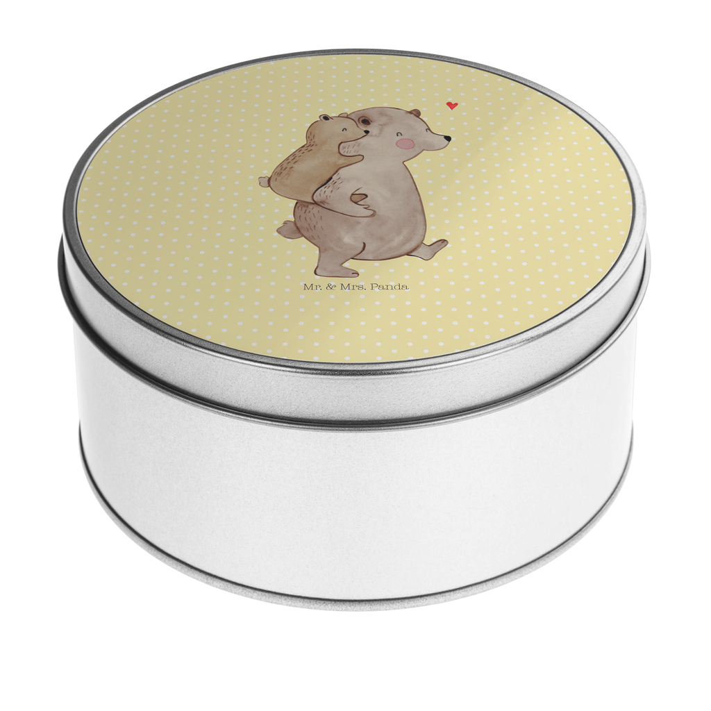 Blechdose rund Papa Bär Metalldose, Keksdose, Dose, Vorratsdose, Geschenkbox, Familie, Vatertag, Muttertag, Bruder, Schwester, Mama, Papa, Oma, Opa, Geschenk, Vater, Papi, Vati, Onkel, Geburtstag