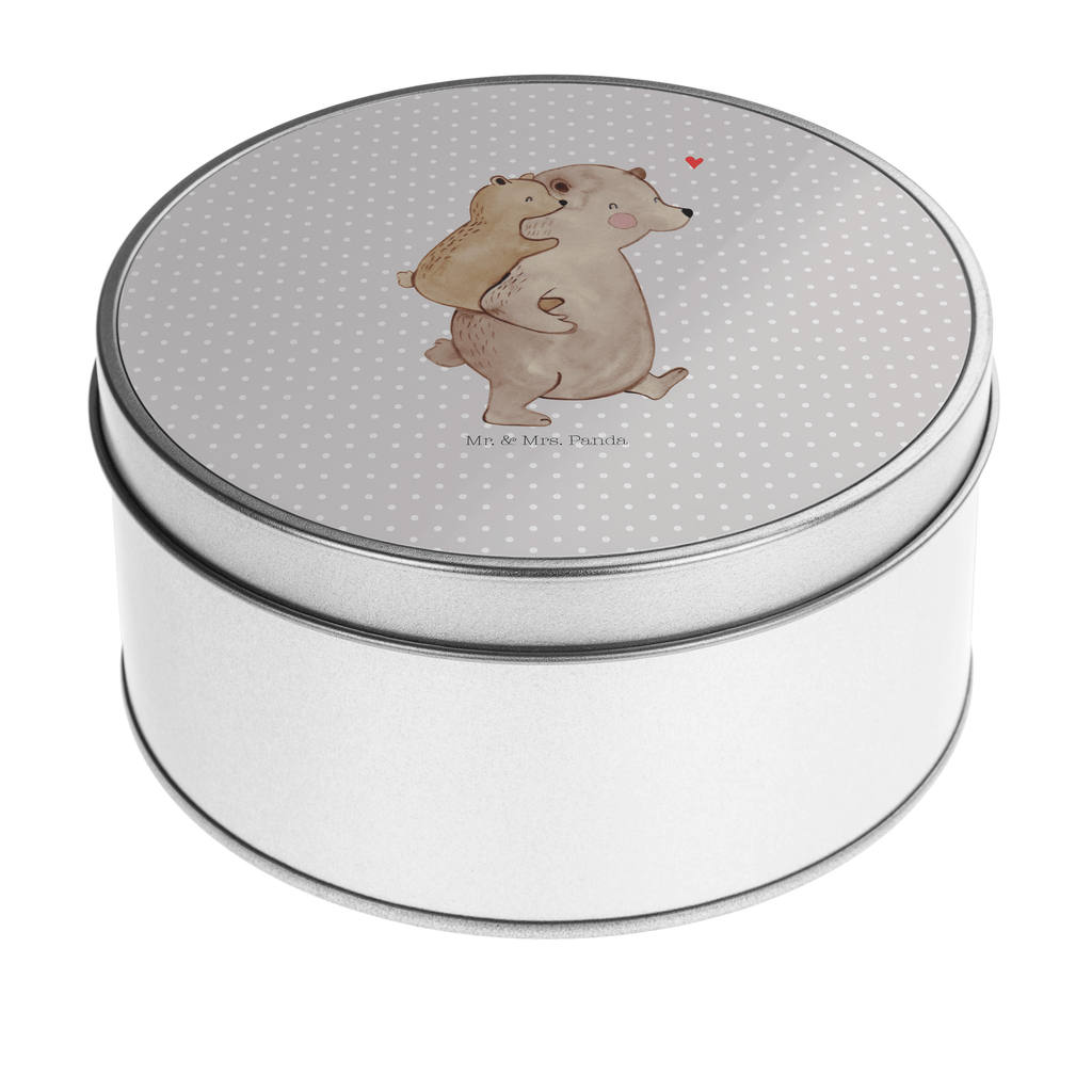 Blechdose rund Papa Bär Metalldose, Keksdose, Dose, Vorratsdose, Geschenkbox, Familie, Vatertag, Muttertag, Bruder, Schwester, Mama, Papa, Oma, Opa, Geschenk, Vater, Papi, Vati, Onkel, Geburtstag