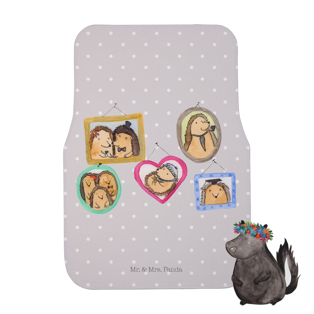 Fahrer Autofußmatte Igel Familie Autofußmatten, Fußmatte Auto, Fahrer, Schmutzmatte Auto, Familie, Vatertag, Muttertag, Bruder, Schwester, Mama, Papa, Oma, Opa, Liebe, Igel, Bilder, Zusammenhalt, Glück