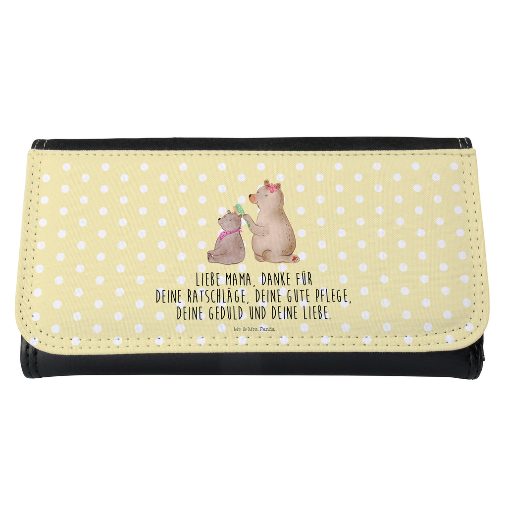 Damen Portemonnaie Bär mit Kind Portemonnaie, Portemonee, Geldbörse, Damen, Groß, XXL, Geldbeutel, Portemonnaies, Familie, Vatertag, Muttertag, Bruder, Schwester, Mama, Papa, Oma, Opa, Geschenk, Mutti, Mutter