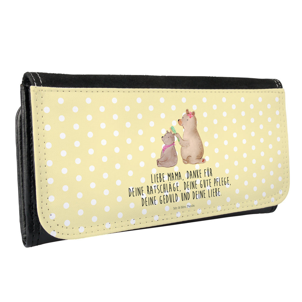 Damen Portemonnaie Bär mit Kind Portemonnaie, Portemonee, Geldbörse, Damen, Groß, XXL, Geldbeutel, Portemonnaies, Familie, Vatertag, Muttertag, Bruder, Schwester, Mama, Papa, Oma, Opa, Geschenk, Mutti, Mutter