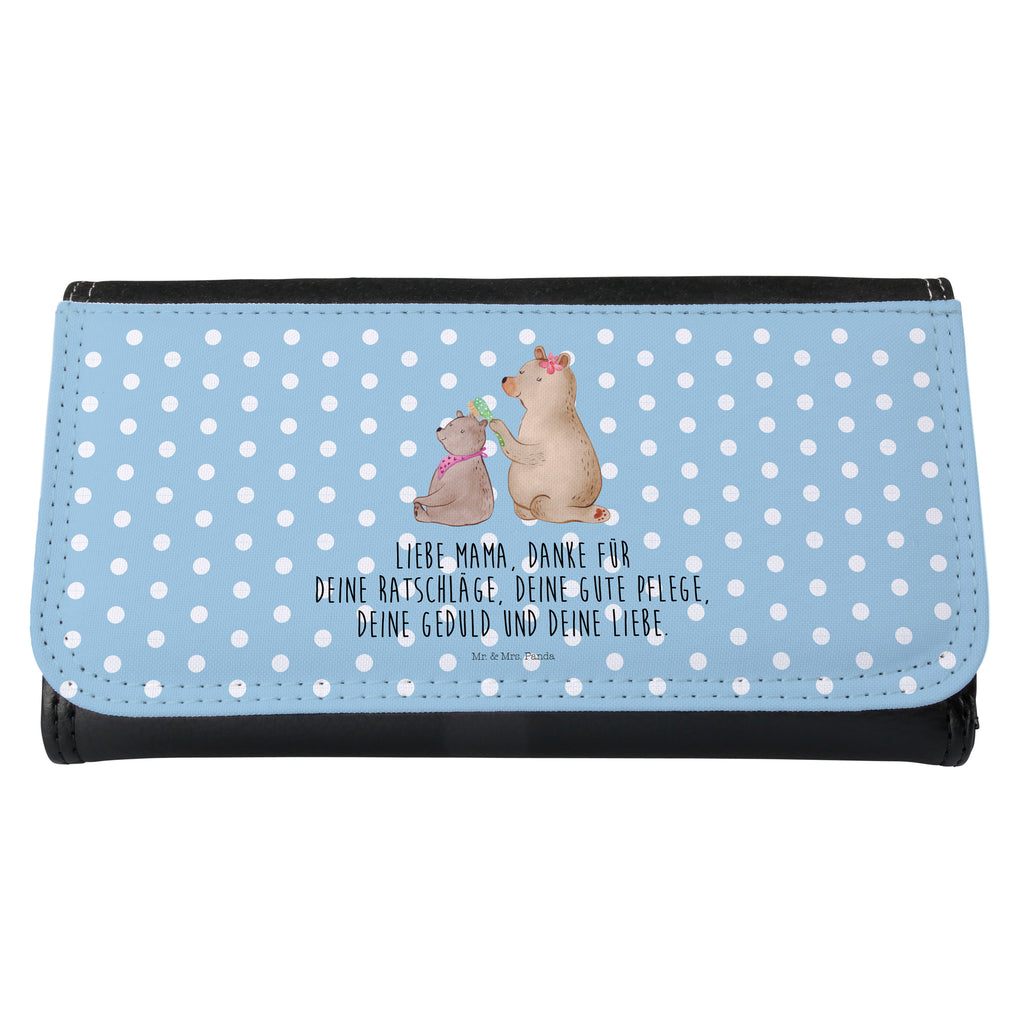 Damen Portemonnaie Bär mit Kind Portemonnaie, Portemonee, Geldbörse, Damen, Groß, XXL, Geldbeutel, Portemonnaies, Familie, Vatertag, Muttertag, Bruder, Schwester, Mama, Papa, Oma, Opa, Geschenk, Mutti, Mutter