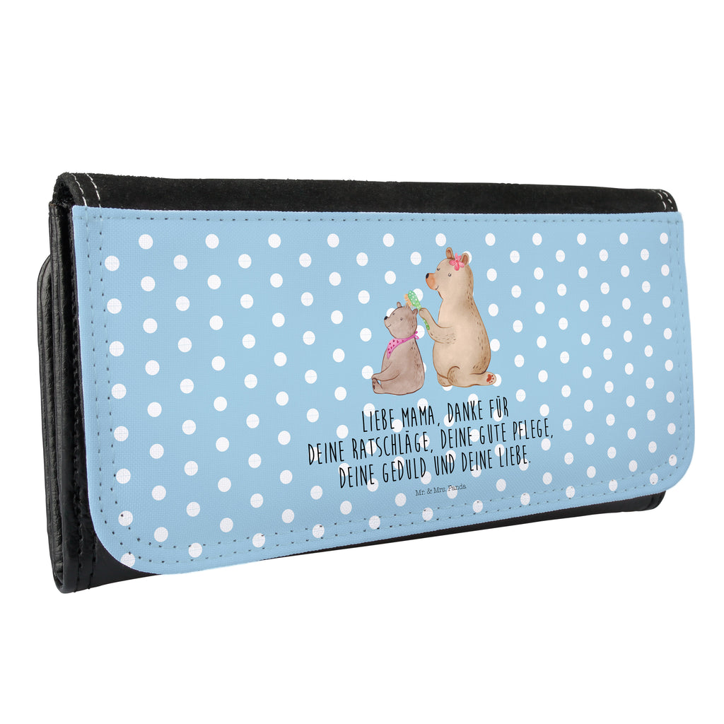 Damen Portemonnaie Bär mit Kind Portemonnaie, Portemonee, Geldbörse, Damen, Groß, XXL, Geldbeutel, Portemonnaies, Familie, Vatertag, Muttertag, Bruder, Schwester, Mama, Papa, Oma, Opa, Geschenk, Mutti, Mutter