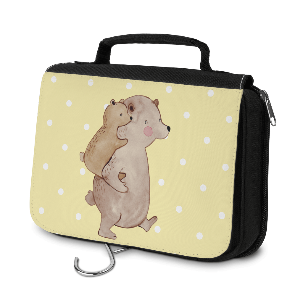 Kulturbeutel Papa Bär Kulturbeutel, Zum Aufhängen, Waschtasche, Kosmetiktasche, Damen, Herren, Aufbewahrungstasche, Schminktasche, Kosmetikbeutel, Organizer, Kulturtasche, Schminkutensil, Familie, Vatertag, Muttertag, Bruder, Schwester, Mama, Papa, Oma, Opa, Geschenk, Vater, Papi, Vati, Onkel, Geburtstag